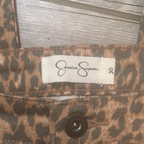 Jessica Simpson leopard print kiss me super skinny - Picture 2 of 10